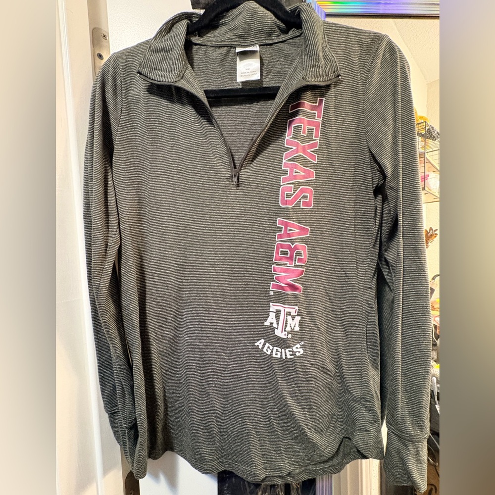 Green Texas A&M Aggies Quarter Zip